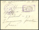 Lettre Cad "Corr. D'Armées/Shang-Hai" Janv 1902 Sur Enveloppe En FM Pour La France, Au Recto Griffe Encadrée Violette "C - Otros & Sin Clasificación