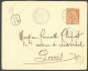 Lettre Cad Bleu "Bingerville/Côte D'Ivoire". No 10 Sur Enveloppe Recommandée Pour Pari S, 1901. - TB - Andere & Zonder Classificatie