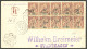Lettre Cad "Djibouti/Postes". No 2, Bloc De 10 Sur Lettre Recomm. Pour L'Allemagne, 1894. - TB. - R - Sonstige & Ohne Zuordnung