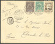 Lettre Cad "Cayenne/Guyane". Nos 5 + 33 + 34 Sur Enveloppe Recomm. Pour Charenton-le-Pont, 1903. - TB. - R - Altri & Non Classificati
