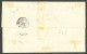 Lettre Losange Sur CG No 20 Bande De Trois. Cad "Inde/Pondichéry" Sur Lettre Pour Marseille , 1876. - TB. - R. - Other & Unclassified