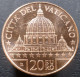 Vaticano - 20 Euro 2022 - Arte E Fede: Cupola Di San Pietro - UC# 283 - Vaticano (Ciudad Del)