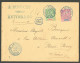 Lettre Cad Bleu "Anivorano/Madagascar" Avril 1910 Sur N°38 + 42A, Sur Enveloppe Recomm. Pour Paris. - TB - Andere & Zonder Classificatie