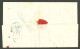 Lettre Griffe Encadrée Bleue "Fort Royal" Au Dos D'une Lettre Avec Texte Daté "Fort Royal 4 Juin 1842", Pour Paris, Au R - Autres & Non Classés