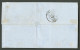 Lettre Losange Ancre Et Cad Octog. "Col. Fr./Paq. Fr. E N°1". CG 4 + 9 Sur Lettre De St Pierre Pour La France, 1873. - T - Autres & Non Classés