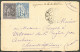 Lettre Cad "Nlle Caledonie/Noumea". CG Nos 40 + 51 Sur Enveloppe Pour Archiac, 1882. TB. - R. - Andere & Zonder Classificatie