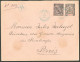 Lettre Cad Bleu "Cambuston". Entier 25c + No 24, Recommandée Pour Paris, 1895. - TB. - R - Sonstige & Ohne Zuordnung