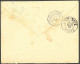 Lettre Cad Bleu "Réunion/St André". No 35 Bande De Cinq Sur Enveloppe Pour Grenoble, 1898. - TB. - R - Altri & Non Classificati