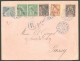 Lettre Cad "Réunion/Saint Pierre". Entier 25c + Nos 14 + 20 Paire + 21 + 22 Sur Enveloppe Recommandée Pour Passy, 1896.  - Other & Unclassified