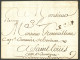 Lettre Marque Postale D'entrée "Le Cap" (Jamet N°1) + Mention Manuscrite "renvoy". Lettre Avec Texte Daté De Bordeaux Le - Haití