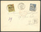 Lettre Cad "Papeete/Taiti". Nos 24 + 25 Sur Enveloppe Recommandée Pour Paris, 1894. - TB - Sonstige & Ohne Zuordnung