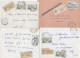 37006# LOT 12 LETTRES FRANCHISE PARTIELLE RECOMMANDE Obl KOENIGSMACKER MOSELLE 1967 1968 Pour METZ 57 - Covers & Documents