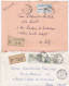 37006# LOT 12 LETTRES FRANCHISE PARTIELLE RECOMMANDE Obl KOENIGSMACKER MOSELLE 1967 1968 Pour METZ 57 - Covers & Documents