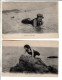 Femme Sur La Plage - 6 Cartes Postales Ancienne - Kostums