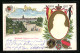 AK Karlsruhe, Grossherzog Friedrich Von Baden, 1852-1902, Wappen Und Flaggen, Residenzschloss  - Royal Families