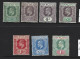 Fiji 1903 - 1912 KEVII Group Of 7 To 1/- Attractive Mint - Fidji (...-1970)