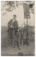 S5560/ Zwei Männer Mit Fahrrad Foto AK Ca.1925 - Sonstige & Ohne Zuordnung