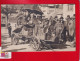 Rare Carte Photo Circa 1910 Voiture Citroen Fabrication Amateur Charrette Arrosoir Pancartes Puceau Morez éclairage - Autres & Non Classés