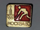 Pin's Jeux Olympiques De Moscou 1980  ** Hockey Sur Glace  ** - Autres & Non Classés