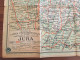 ● Ancienne Carte Du Département Du JURA 54x74cm - Collection Des Cartes Départementales Blondel La Rougery - Geographical Maps