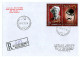 NCP 25 - 4113-a Comic THEATRE Caragiale, Romania - Registered, Stamp With Vignette - 2012 - Cartas & Documentos