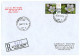 NCP 25 - 4211-a Flowers & RABBIT, Romania - Registered, Stamp With Vignette - 2012 - Brieven En Documenten