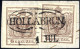 Piece "HOLLABRUN 1 JUL", 1850, Briefstück Frankiert Mit 6+6 Kr. Braun Type III, Mi. 4 Xa - Andere & Zonder Classificatie