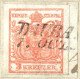 Piece "DAUBA 7. OCT.", Briefstück Frankiert Mit 3 Kr. Rot, 30 Müllerpunkte, Mi. 3 - Autres & Non Classés