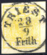 O 1854, 1 Kr. Zitronengelb In Type III MP, Entwertet "Triest 28/9 Früh", ANK 1b - Sonstige & Ohne Zuordnung