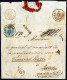 Cover 1853, Eingeschriebener Brief Von Festungofen Am 11.4. Nach Rom (Kirchenstaat) Frankiert Mit 9 Kreuzer Blau Und Rüc - Other & Unclassified