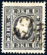 O 1858, 3 Kr. Schwarz Type I B, Vollzähnig Und Gut Zentriert, Mit Einem Zartem Teilstempel "CLES, 27. JU.." Entwertet; B - Autres & Non Classés