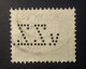 Nederland - Pays-Bas - 1913 -  Perfin - Lochung - V. Z. Z. - Van Zanten En Zoon - Pharmacy - Cancelled - Perforés