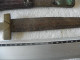 Delcampe - Antique Poignard Couteau Arabe Laiton Bois Et Acier Damas Lame 23 Cm - Decotatieve Wapens