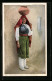 AK Indian Woman, Pueblo Of Isleta, New Mexico  - Native Americans