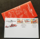 Malaysia Rescue Vehicle 2024 Helicopter Fire Engine Brigade Boat Ship Transport Firefighting Fireman (stamp FDC) - Maleisië (1964-...)