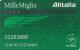 ITALY - Alitalia, Magnetic Member Card(black Strip), Used - Aviones