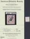 SHANGHAI 1877, 1 CAND Ovpr. On 3 CANDs Rose P.15, Tied SHANGHAI (CERTIFCATE) - Other & Unclassified