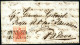 Delcampe - Cover 1850, Lotto Di 15 Lettere Ed Un Frontespizio, Di Cui 14 Affrancata Con 15 Cent. Rosso, Una Con Due Esemplari Del 1 - Lombardo-Vénétie