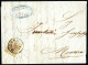 Cover 1850, Insieme Di 13 Lettere, Tutte Affrancata Con 30 Cent. Carta A Mano, I E II Tipo, Tutti Con Buoni/ampi Margini - Lombardo-Vénétie