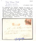Cover 1858, Lettera Del 2.. Ottobre 1858 Da Bovino A Napoli, Affrancata Con 2 Gr. Carminio Mattone Della II Tavola, Marg - Neapel