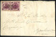 Cover 1860, Lettera Di Due Porti Del 25.10.1860 Da Napoli A Ripalimosani, Affrancata Con Due Esemplari Del 2 Grana Viole - Neapel
