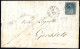 Cover TERRANUOVA: Lettera Del 19.11.1857 Da Terranuova A Grosseto, Affrancata Con 2 Crazie Azzurro Grigio Verdastro Dell - Toscana