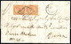 Cover 1863-71, Lotto Composto Da Due Lettere Del 30.4.1871 Da Arsoli A Roma Affrancata Con Due Esemplari Del 10 C. Ocra  - Autres & Non Classés