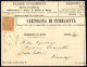 Cover 1889, Cartolina Di Pubblicità Del 13.10.1889 Da Bologna A Siena, Affrancata Con Un Francobollo Da 20 C. Arancio Pe - Andere & Zonder Classificatie