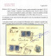 Cover 1901, Raccomandata Di Quattro Porti Del 23.2.1901 Da Rodi (Foggia) A Lucera, Affrancata Con Umberto I 25 C. Azzurr - Andere & Zonder Classificatie