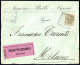 Cover 1898-1900, Lotto Di Due Lettere Ed Una Cartolina Espresso, Del 25.2.1898 Da Lucca A Milano Affrancata Con Umberto  - Sonstige & Ohne Zuordnung