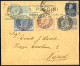 Cover 1926, Lotto Di Tre Lettere Di Posta Aerea, Del 7.4.1926 Da Roma A Genova Affrancata Con Sass. 84, 192 E A3, A4, A6 - Altri & Non Classificati