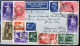 Cover 1933/37, 3 Lettere, 2 Aeree Da Merano Nel 1937per Valparaiso (Cile) Affrancate Con Vari Valori Del Epoca (11 E 12  - Other & Unclassified