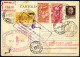 Cover 1934, Lotto Di Due Aerogrammi E Due Cartoline Affrancate Con I Francobolli Della Serie "PRIMO VOLO DIRETTO ROMA -  - Other & Unclassified