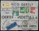 Cover 1938, Manoscritti Raccomandati Da 25 A 50 Gr. Del 11.11.1938 Da Milano A Buenos Aires (Argentina) Via Air France D - Altri & Non Classificati